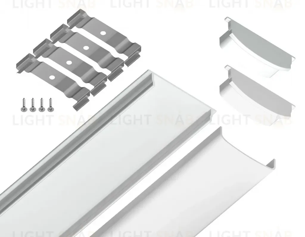 Алюминиевый накладной профиль Ambrella Light Alum Profile GP1600WH GP1600WH