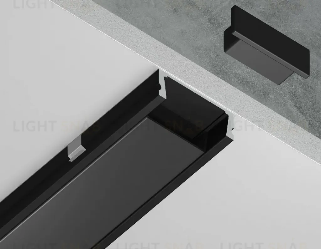 Алюминиевый накладной профиль Ambrella Light Alum Profile GP1700BK/BK GP1700BK/BK