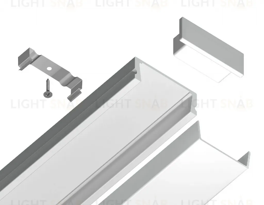 Алюминиевый накладной профиль Ambrella Light Alum Profile GP1700WH GP1700WH