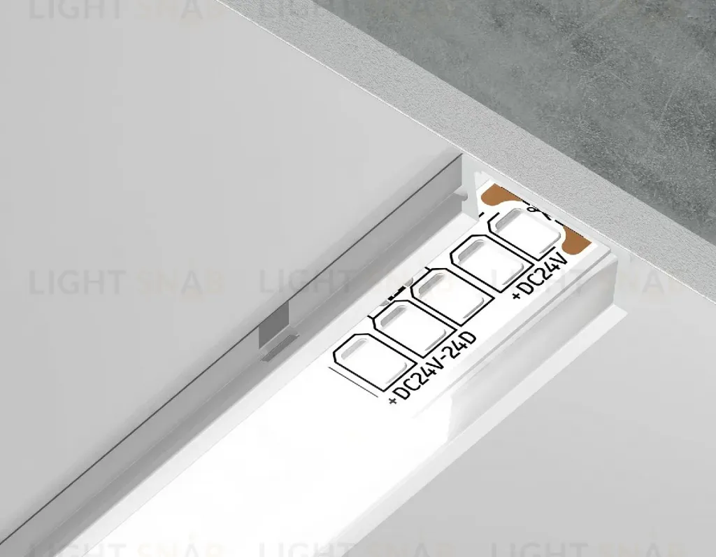 Алюминиевый накладной профиль Ambrella Light Alum Profile GP1700WH GP1700WH
