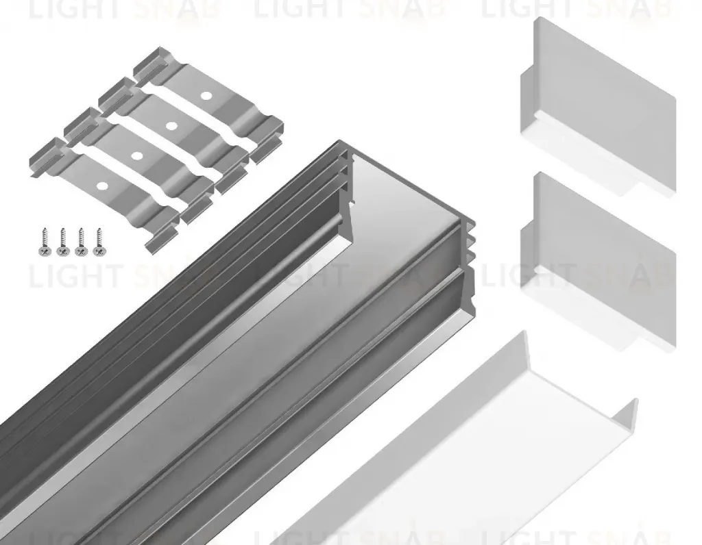 Алюминиевый накладной профиль Ambrella Light Alum Profile GP1750AL GP1750AL