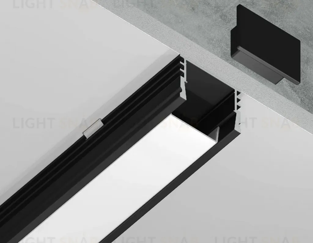 Алюминиевый накладной профиль Ambrella Light Alum Profile GP1750BK GP1750BK