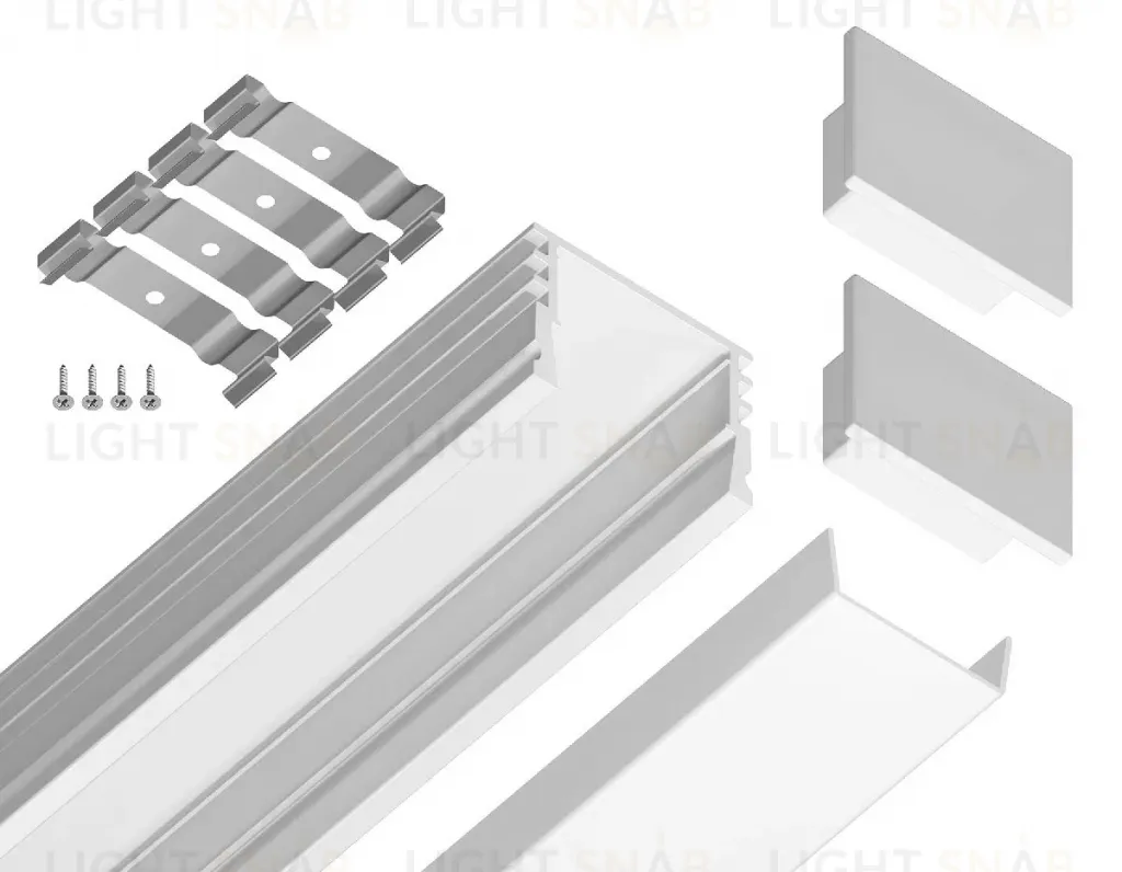 Алюминиевый накладной профиль Ambrella Light Alum Profile GP1750WH GP1750WH