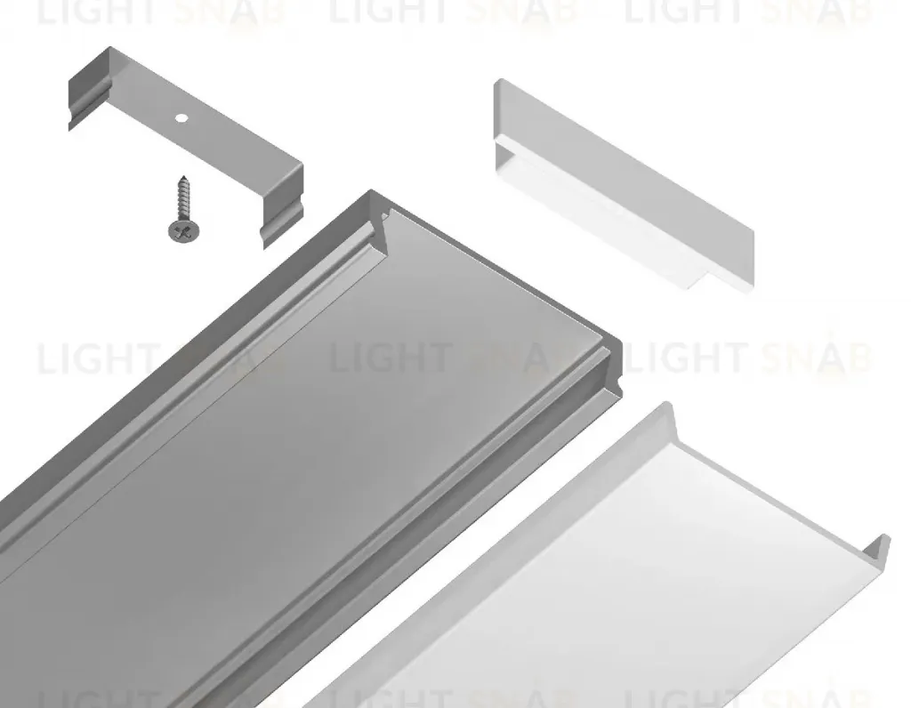 Алюминиевый накладной профиль Ambrella Light Alum Profile GP1800AL GP1800AL