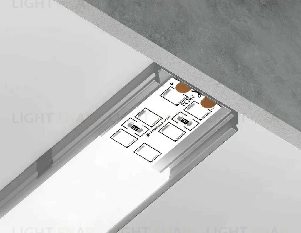 Алюминиевый накладной профиль Ambrella Light Alum Profile GP1800AL GP1800AL