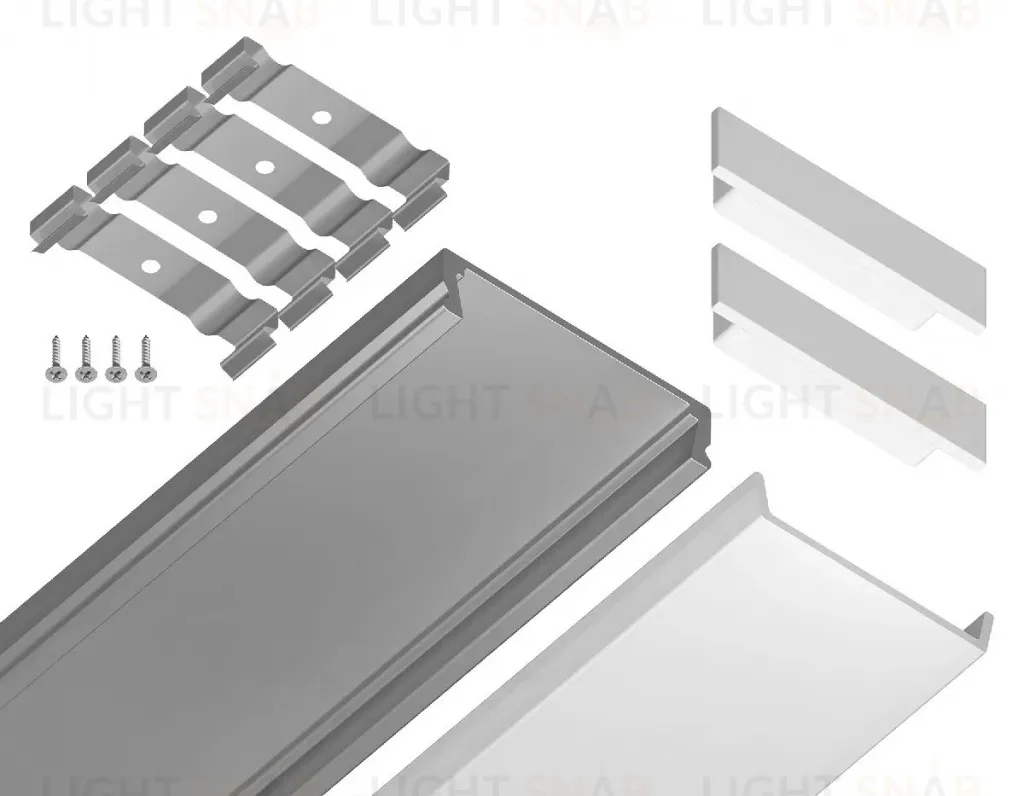 Алюминиевый накладной профиль Ambrella Light Alum Profile GP1800AL GP1800AL