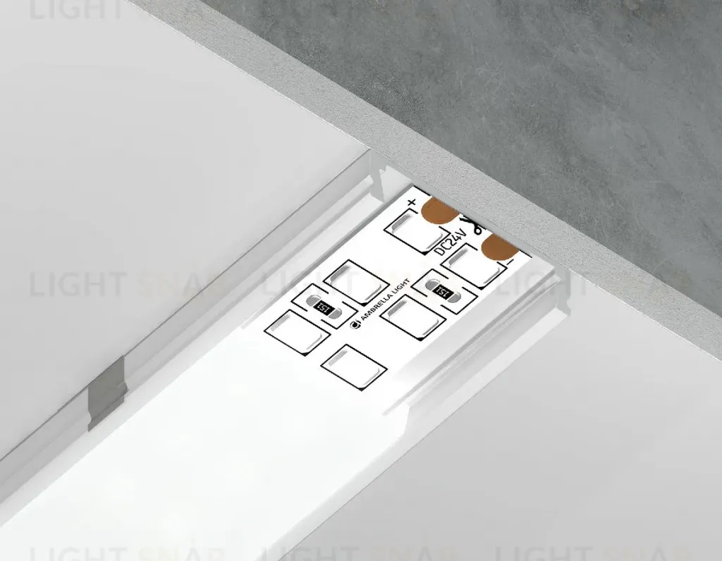 Алюминиевый накладной профиль Ambrella Light Alum Profile GP1800WH GP1800WH