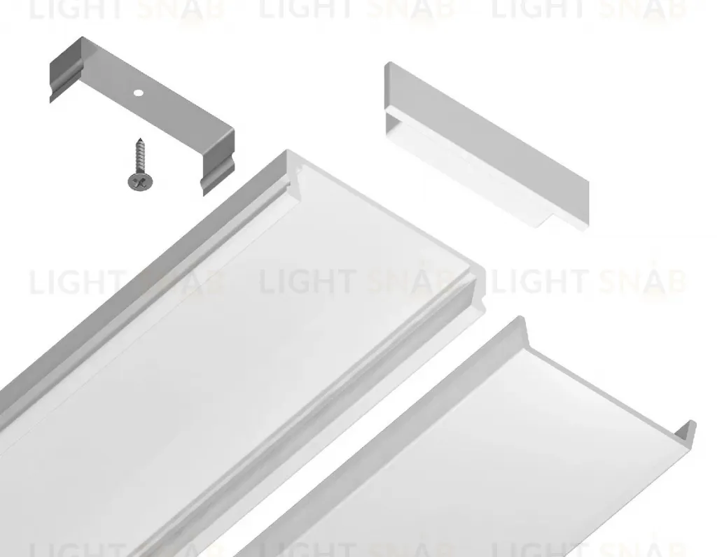 Алюминиевый накладной профиль Ambrella Light Alum Profile GP1800WH GP1800WH