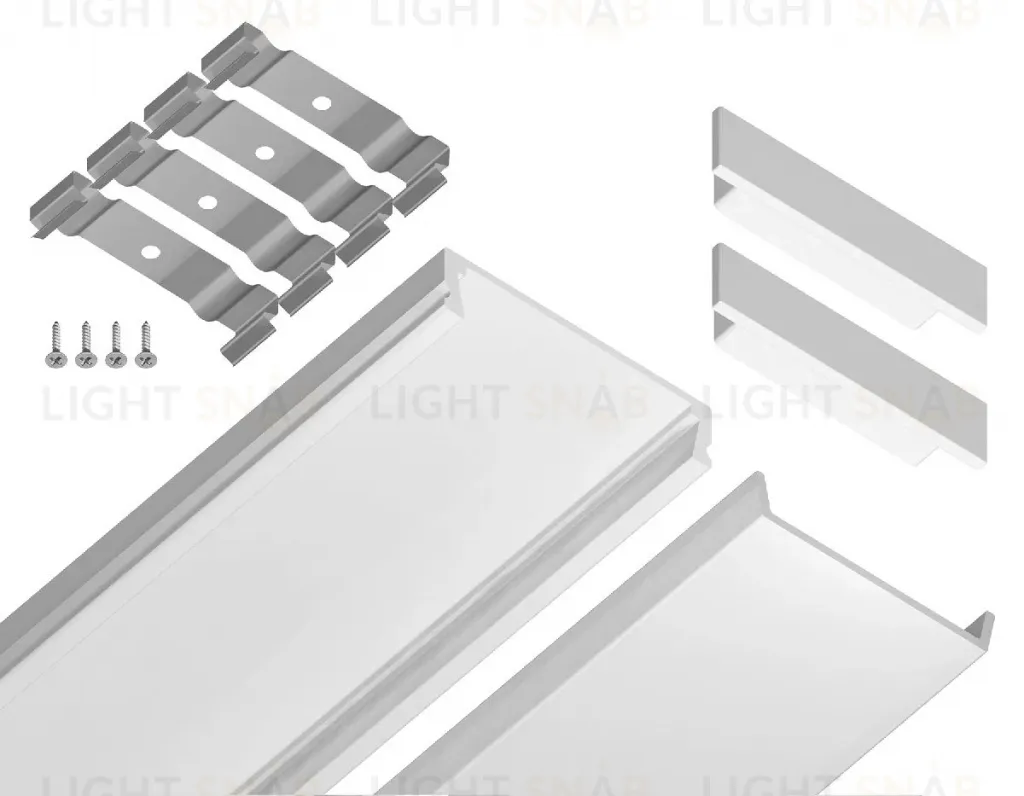Алюминиевый накладной профиль Ambrella Light Alum Profile GP1800WH GP1800WH