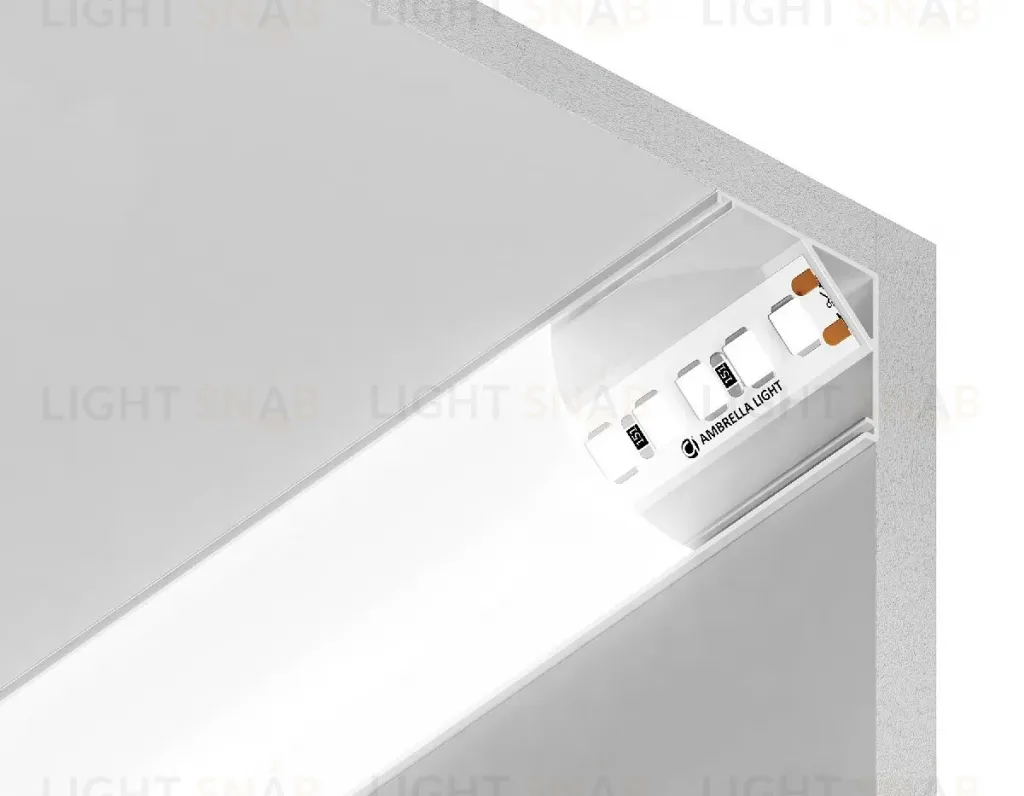 Алюминиевый угловой профиль Ambrella Light Alum Profile GP2100WH GP2100WH