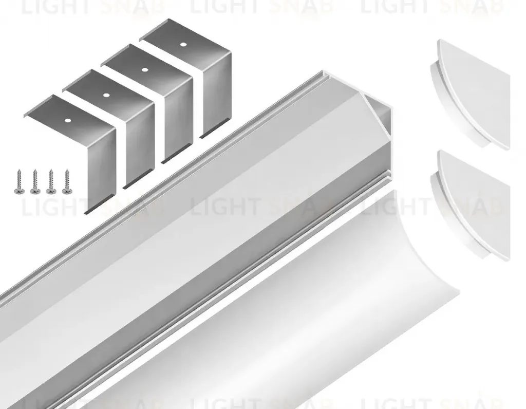 Алюминиевый угловой профиль Ambrella Light Alum Profile GP2100WH GP2100WH