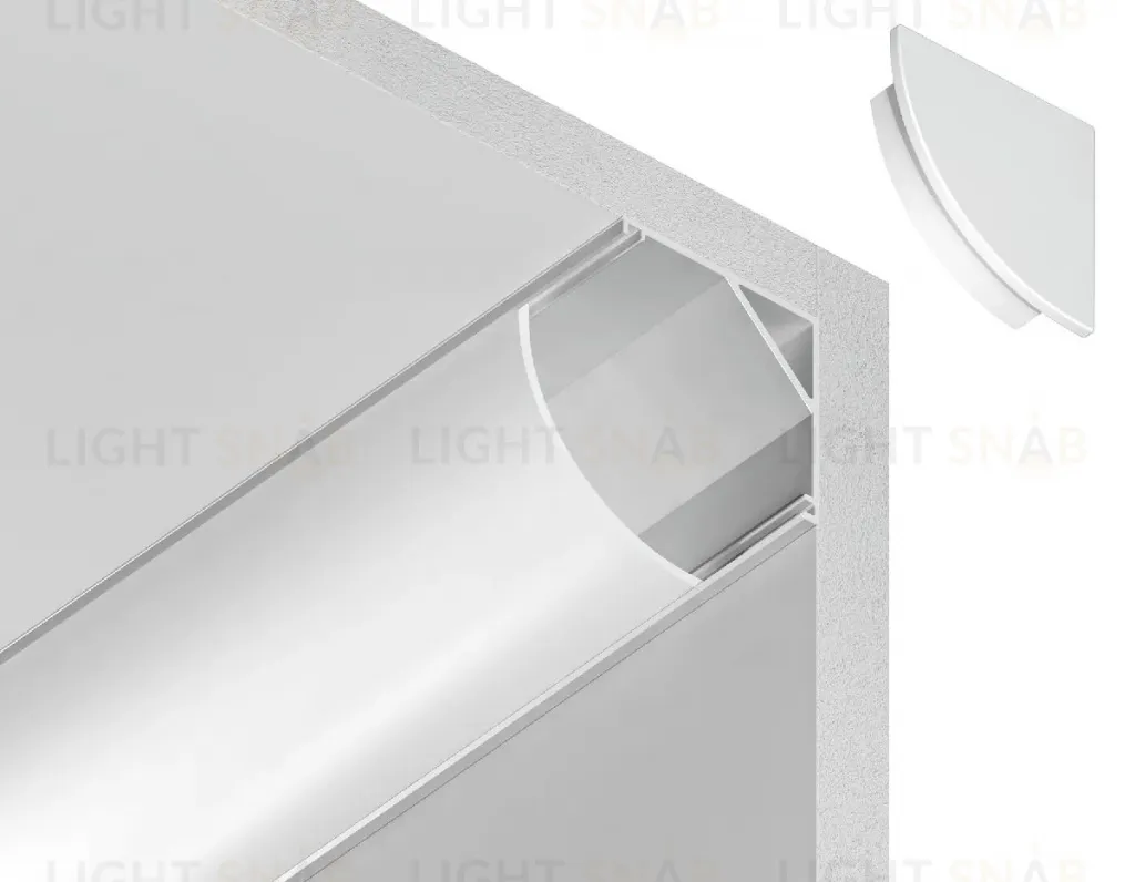Алюминиевый угловой профиль Ambrella Light Alum Profile GP2100WH GP2100WH