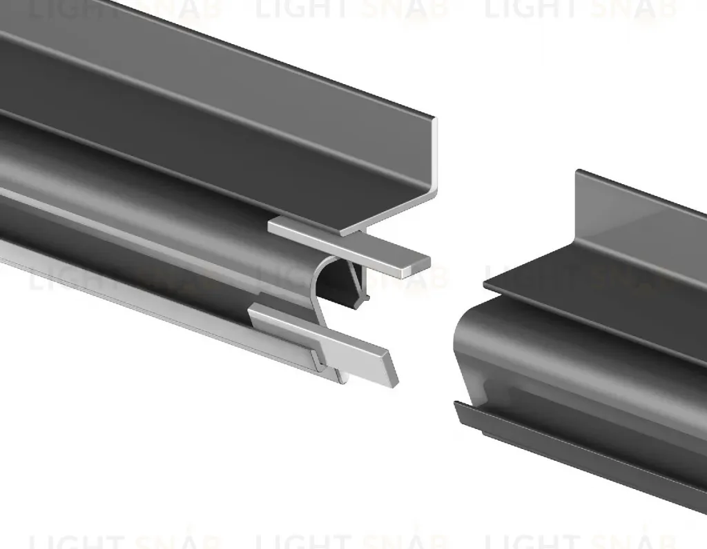 Алюминиевый профиль Ambrella Light Alum Profile GP4100BK GP4100BK