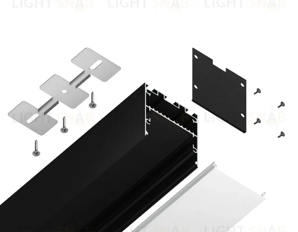 Алюминиевый профиль Ambrella Light Profile System GP3050BK GP3050BK