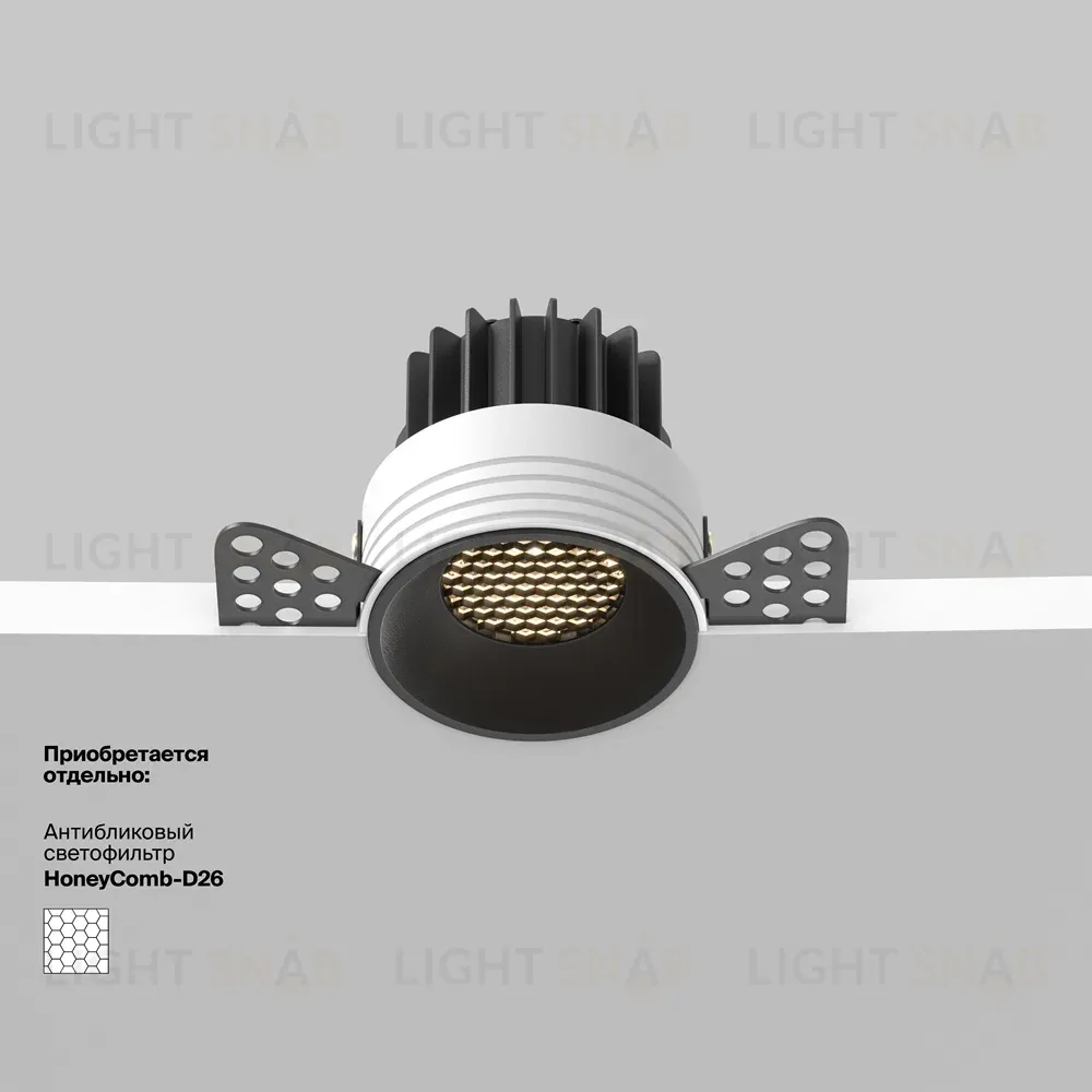 Встраиваемый светильник Maytoni Technical Downlight Round DL058-7W3K-TRS-B DL058-7W3K-TRS-B