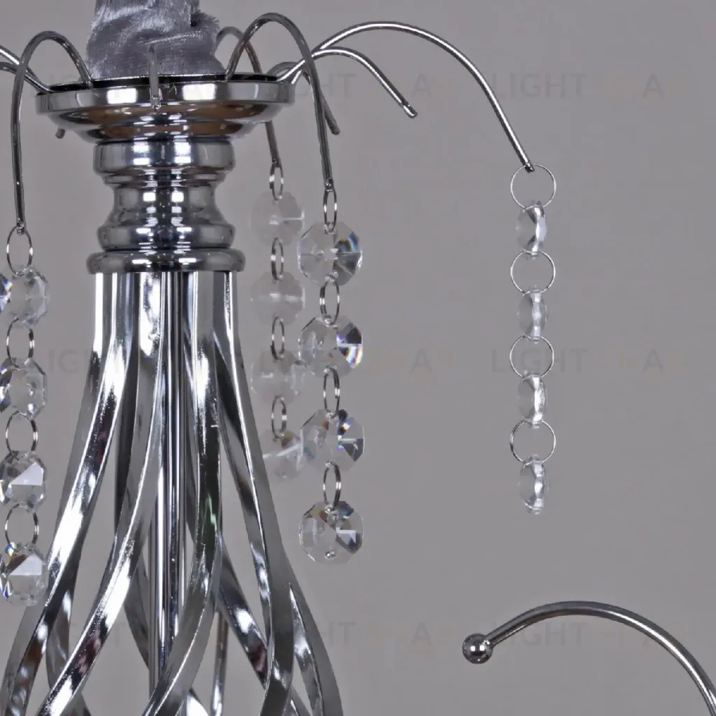 Подвесная люстра Reluce 02349-0.4-05 CR+CL 02349-0.4-05 CR+CL