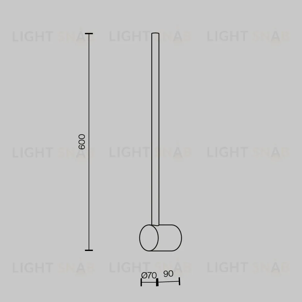 Настенный светильник Maytoni Light stick MOD237WL-L6BS3K MOD237WL-L6BS3K