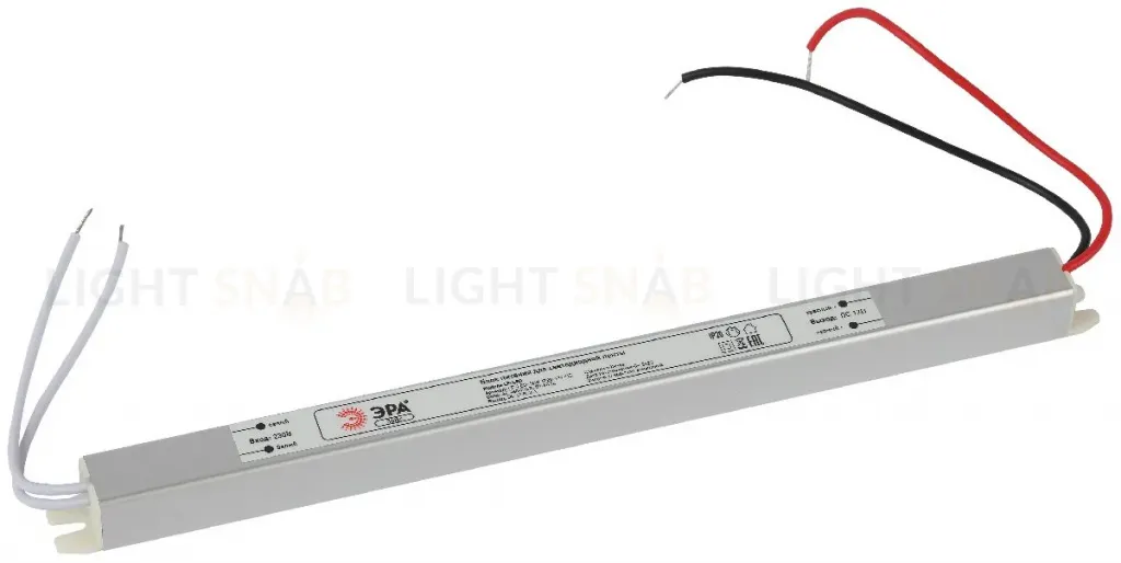 Блок питания Эра 36Вт DC12В 3A IP20 LP-LED-36W-IP20-12V-US Б0061151 Б0061151