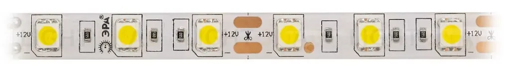 Комплект светодиодной ленты Эра 12В 5050 14,4Вт/м 2700K 5м IP65 5050kit-14,4-60-12-IP65-2700-5m Б0043069 Б0043069