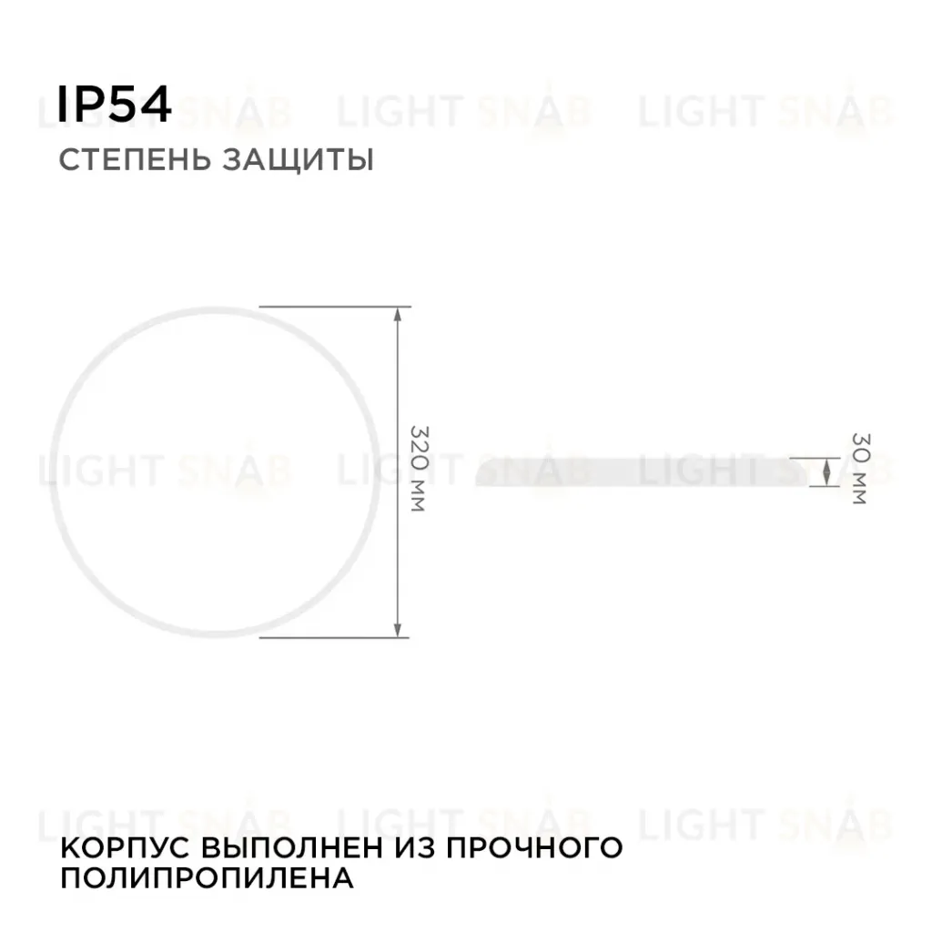 Настенно-потолочный светильник Apeyron Spa 18-147 18-147