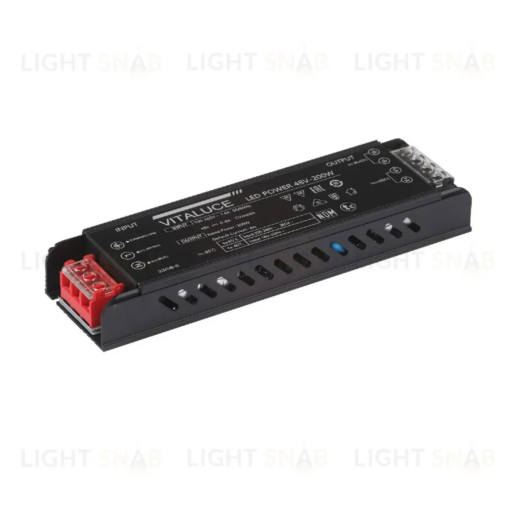 Блок питания Vitaluce 200Вт DC48В Vitaluce VT0200050-01 VT0200050-01