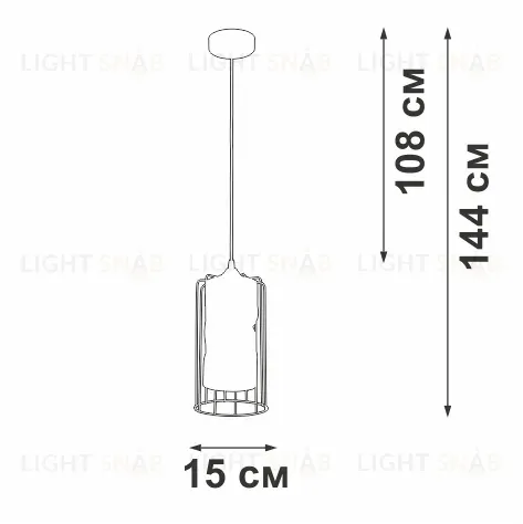 Подвесной светильник Vitaluce V2847-1/1S V2847-1/1S