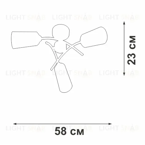 Потолочная люстра Vitaluce V2850-1/3PL V2850-1/3PL