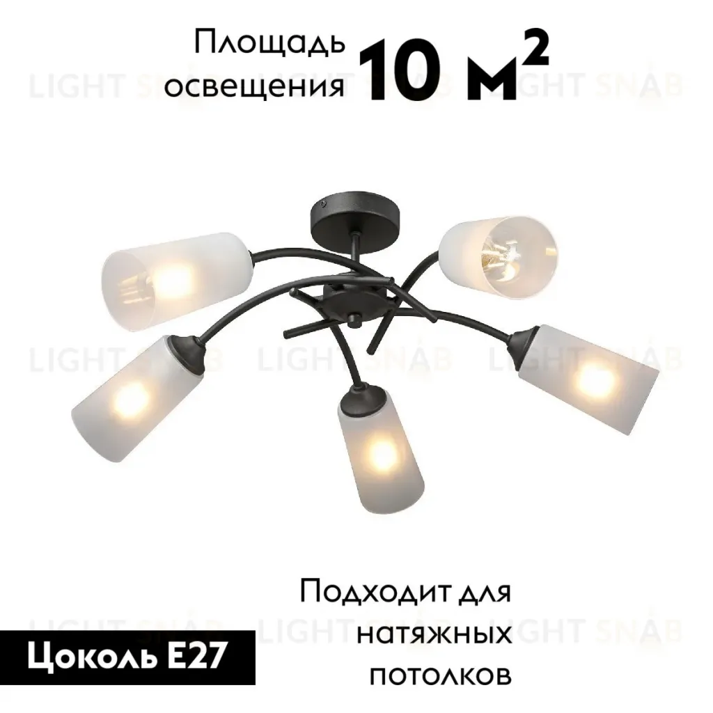 Потолочная люстра Vitaluce V2850-1/5PL V2850-1/5PL