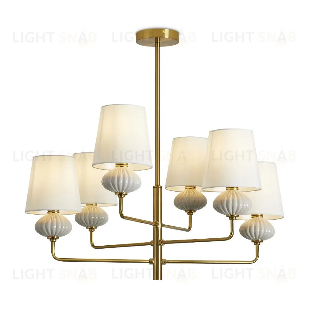 Люстра на штанге Freya Ceramics FR2029PL-06BS FR2029PL-06BS