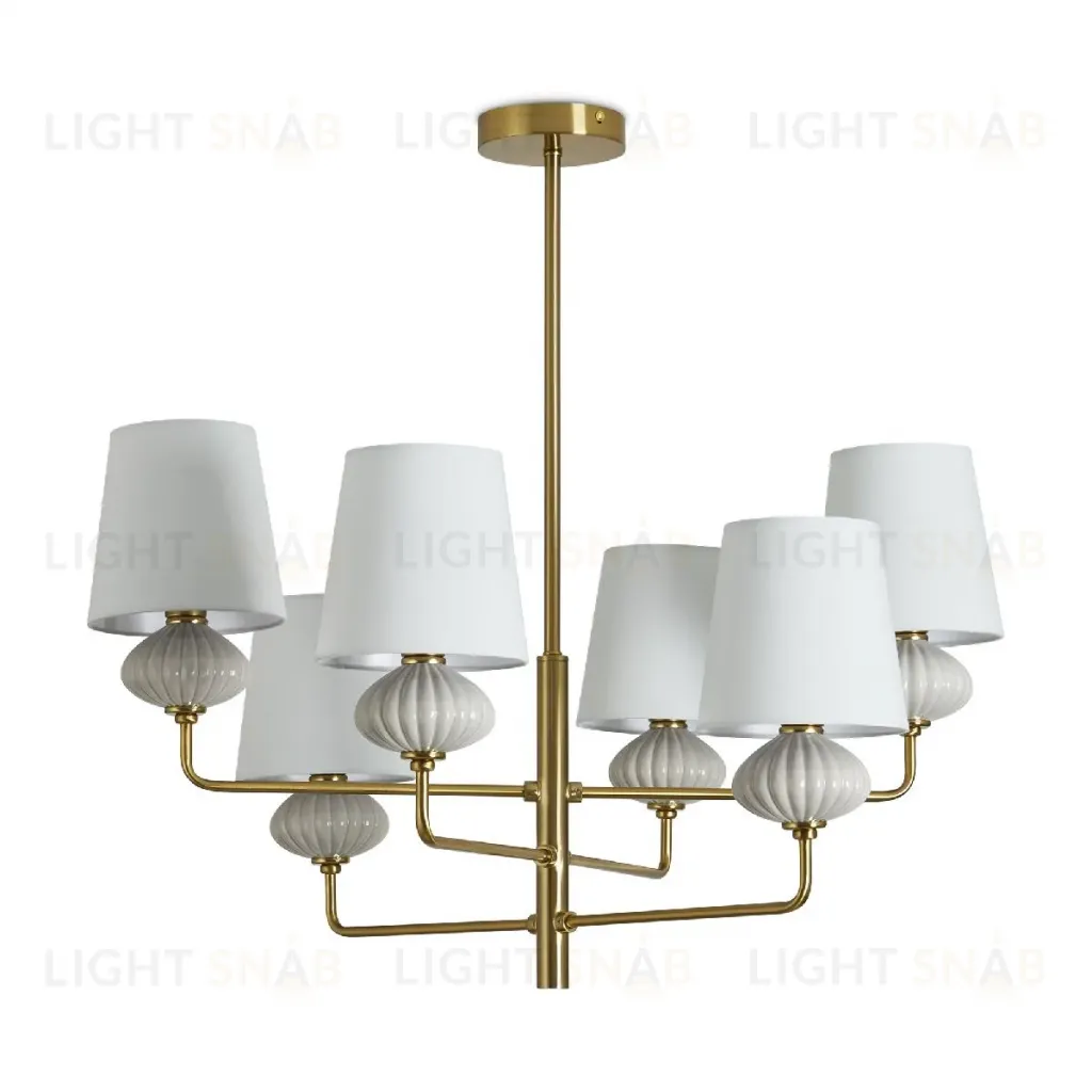 Люстра на штанге Freya Ceramics FR2029PL-06BS FR2029PL-06BS