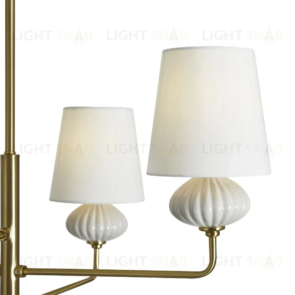 Люстра на штанге Freya Ceramics FR2029PL-04BS FR2029PL-04BS