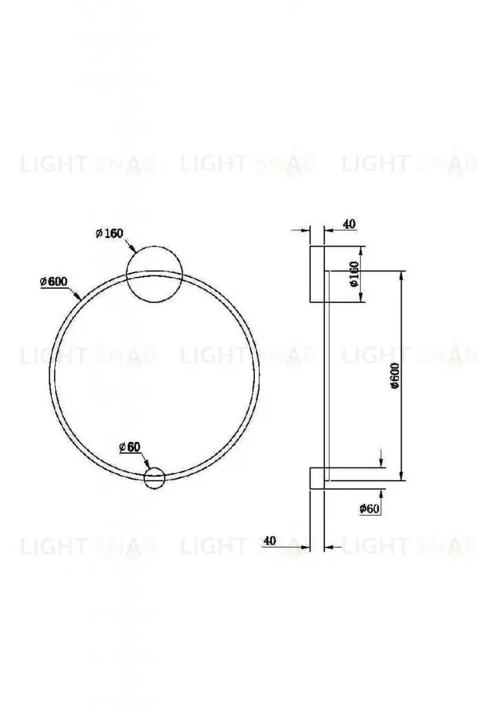 Настенный светильник Maytoni Halo MOD005WL-L35BSK MOD005WL-L35BSK