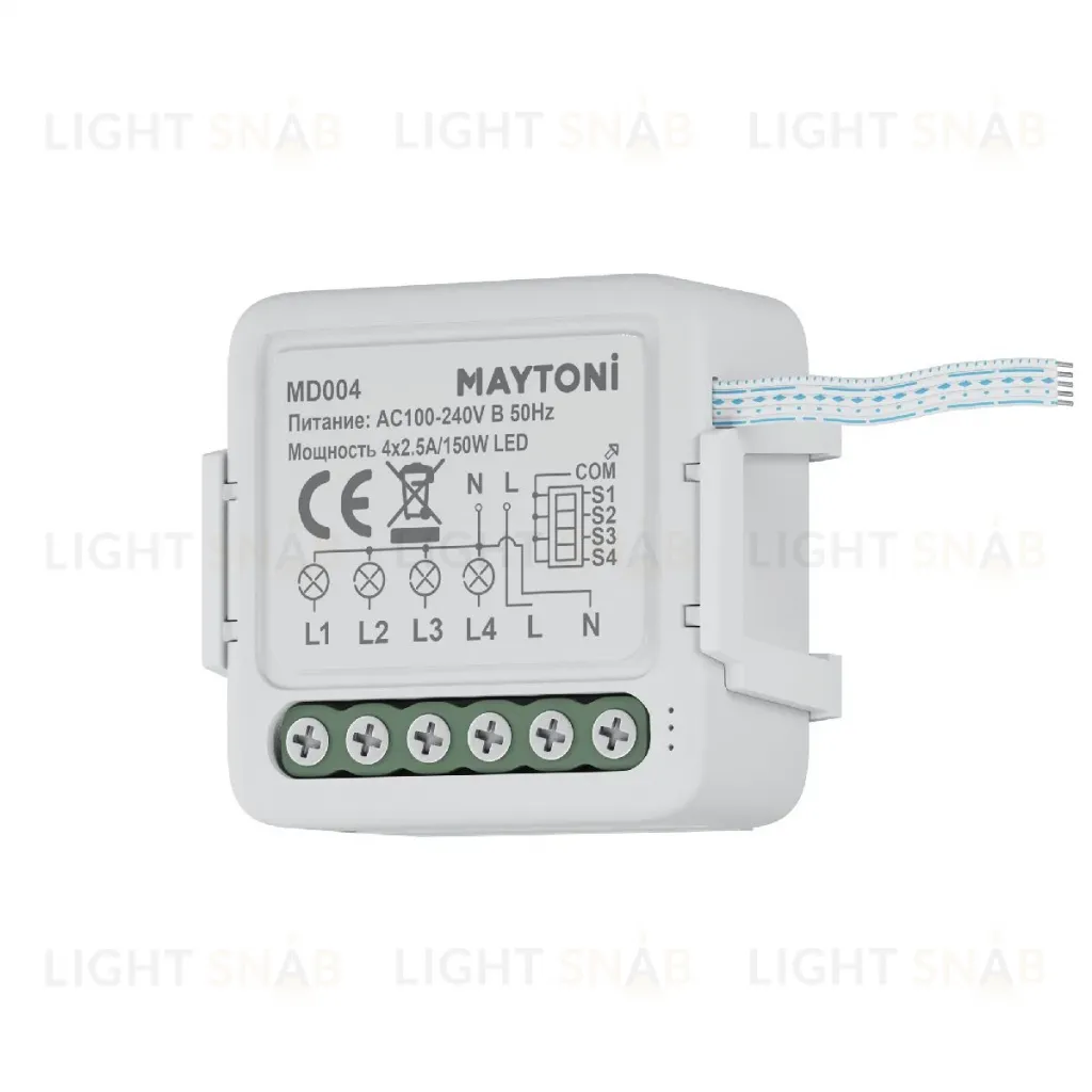W-Fi выключатель четырехканальный Maytoni Smart home MD004 MD004