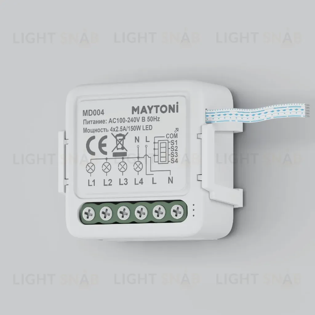 W-Fi выключатель четырехканальный Maytoni Smart home MD004 MD004