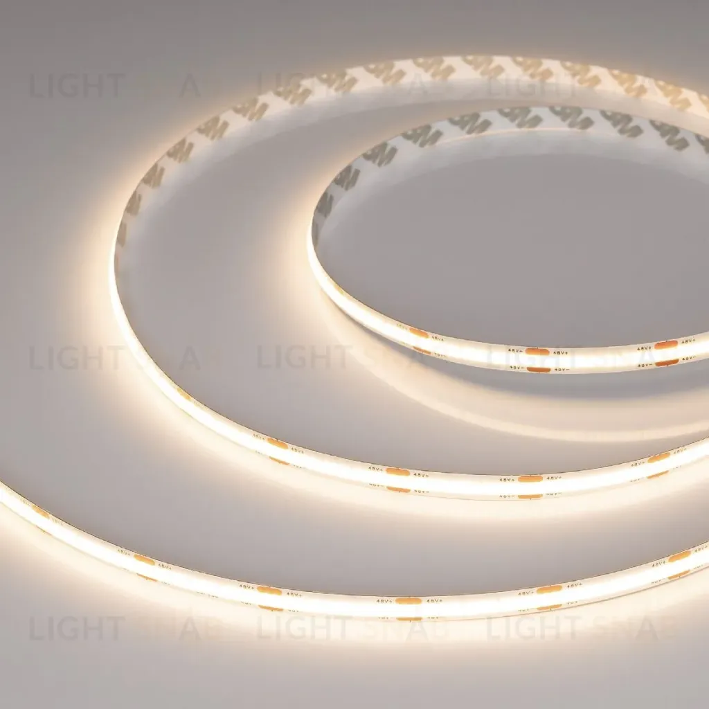 Светодиодная лента Arlight COB-X480-8mm 48V Warm3000 (10 W/m, IP20, 50m PRO REEL) 043260 043260