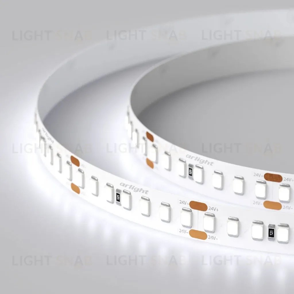 Светодиодная лента Arlight RT-A168-10mm 24V Cool 8K (17 W/m, IP20, 5m) 019092(2) 019092(2)