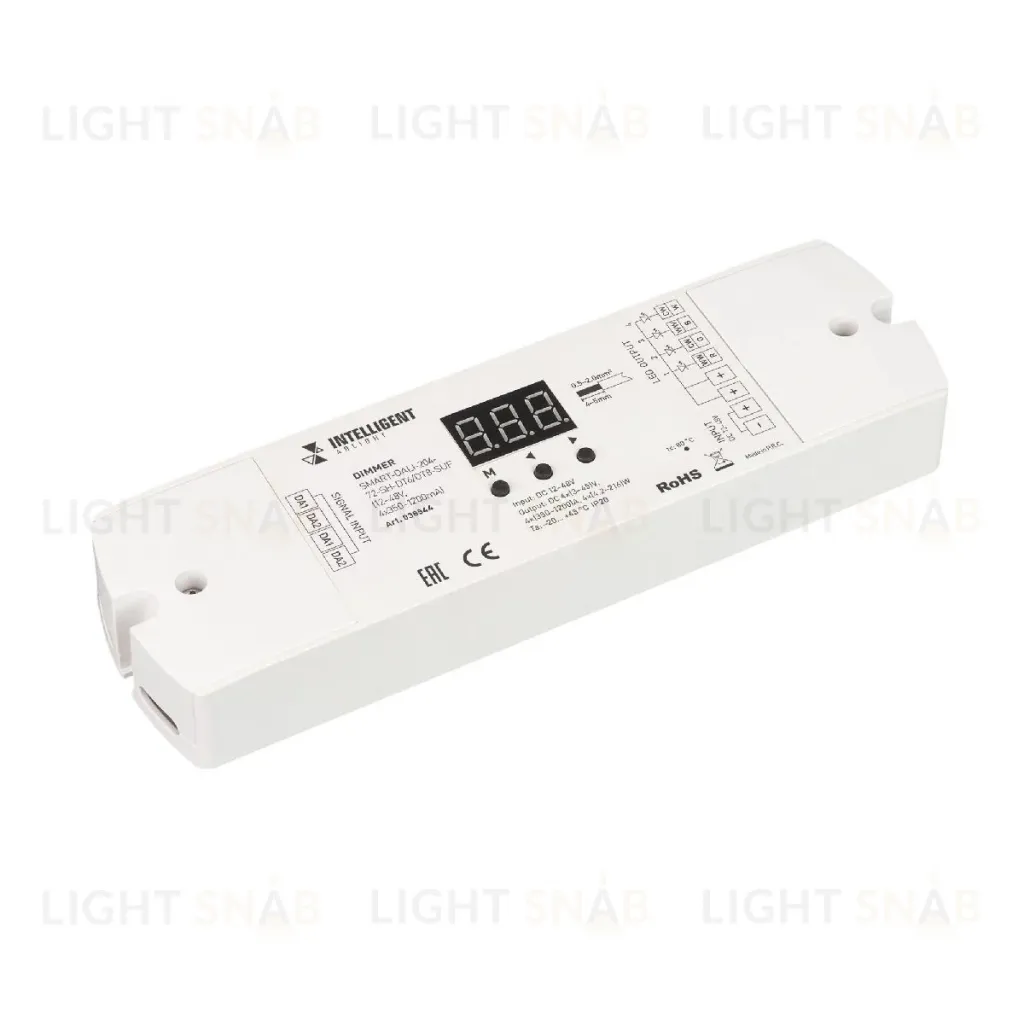 Диммер Arlight SMART-DALI-204-72-SH-DT6/DT8-SUF (12-48V, 4x350-1200mA) 038544 038544