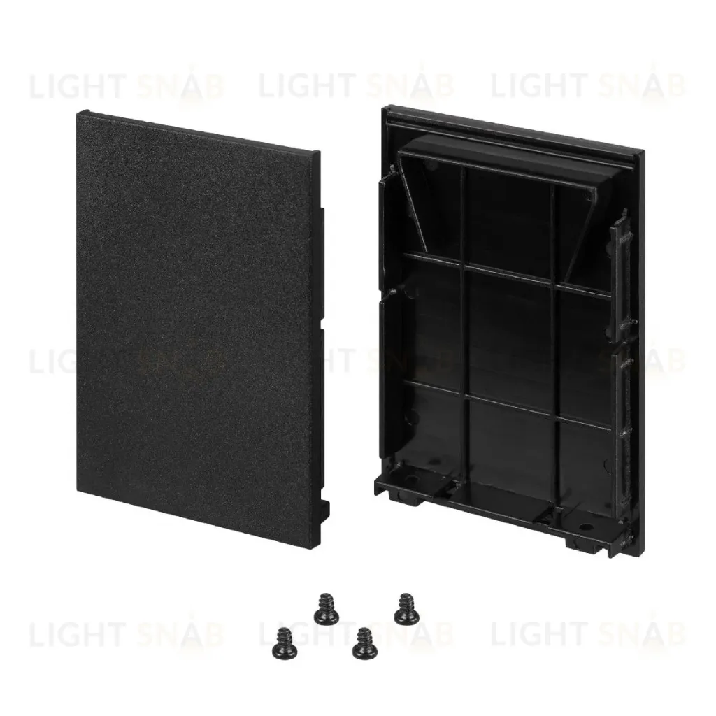 Заглушка Arlight LINE-5075-HONEYCOMB BLACK глухая 044882 044882