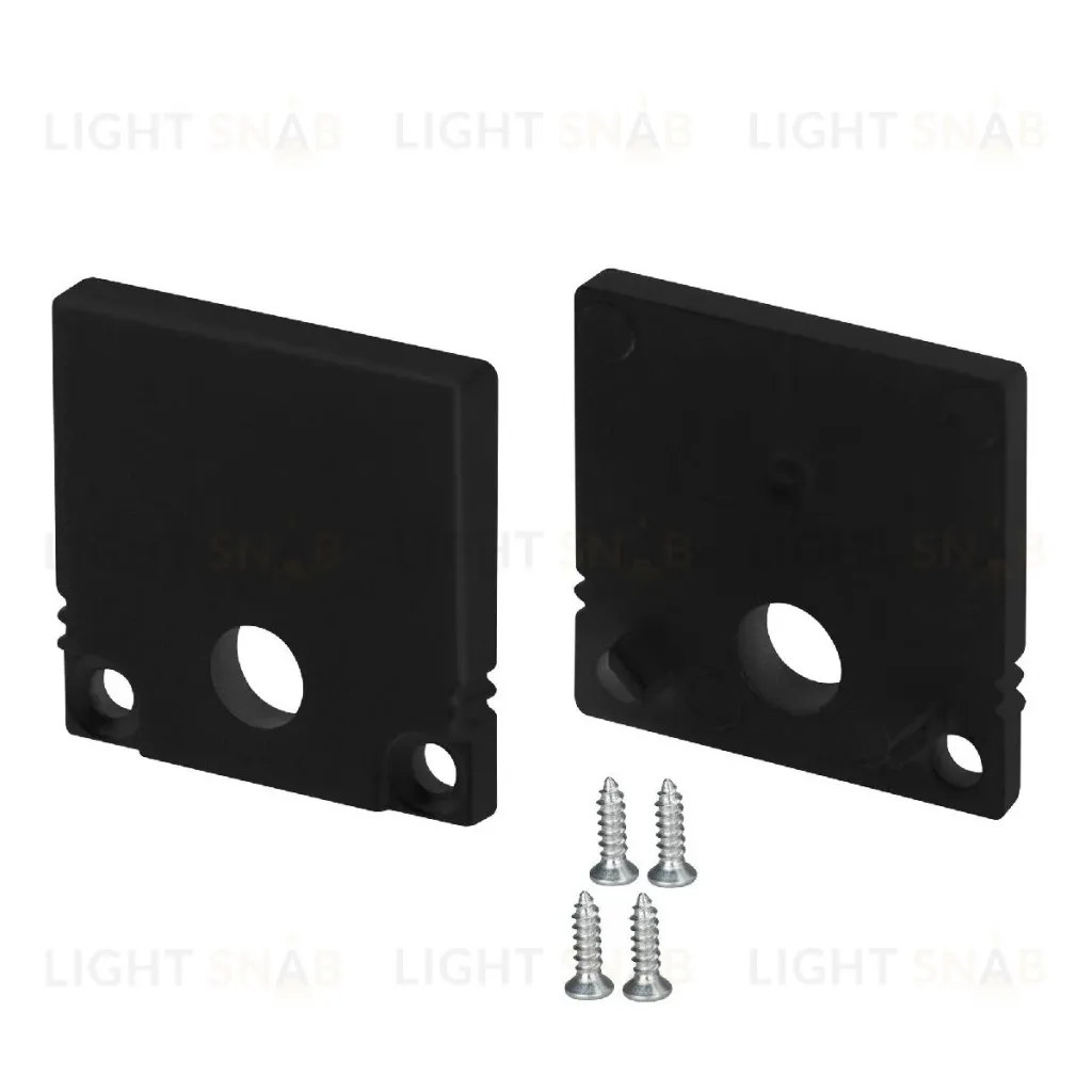 Заглушка Arlight SL-SLIM20-H20 BLACK с отверстием  047637 047637