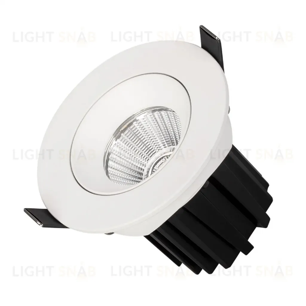 Встраиваемый светильник Arlight MS-ATOLL-BUILT-TURN-R94-10W Warm3000 (WH, 60 deg, 230V) 044603 044603