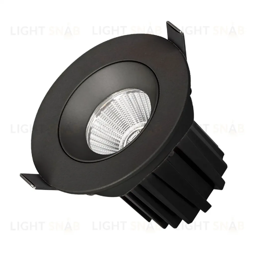 Встраиваемый светильник Arlight MS-ATOLL-BUILT-TURN-R94-10W Day4000 (BK, 60 deg, 230V) 044620 044620