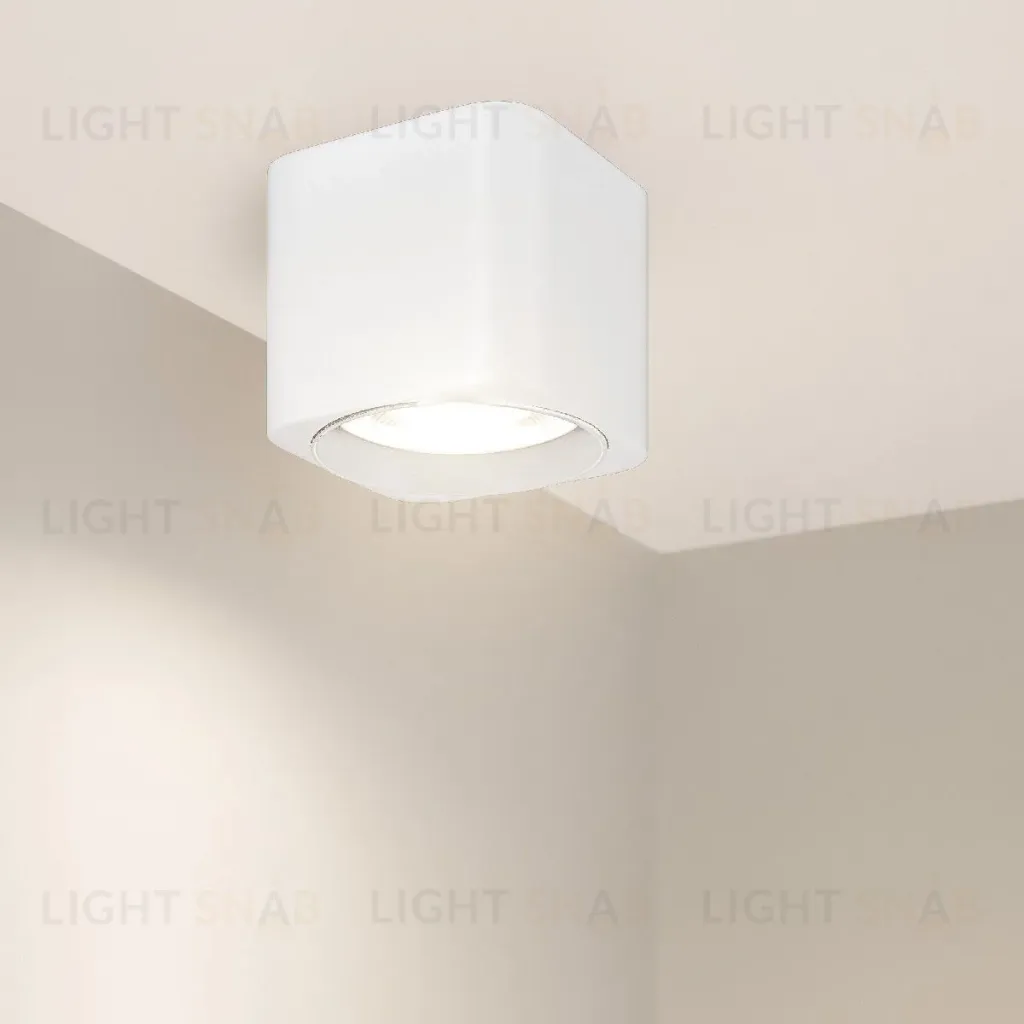 Накладной светильник Arlight SP-DICE-S78x78-10W Warm3000 (WH, 24 deg, 230V) 046633 046633