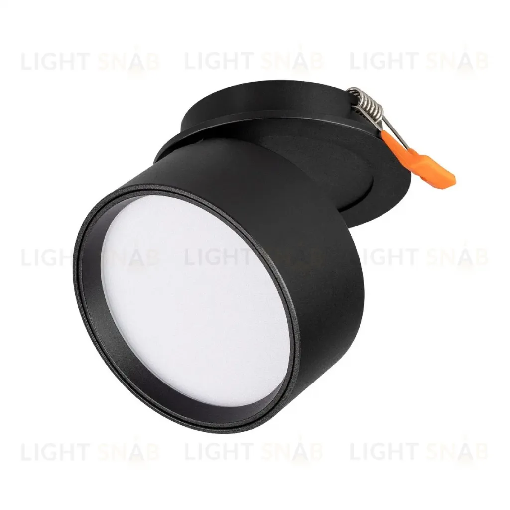 Встраиваемый спот Arlight LGD-POT-BUILT-R85-12W Warm3000 (BK, 100 deg, 230V) 045776 045776