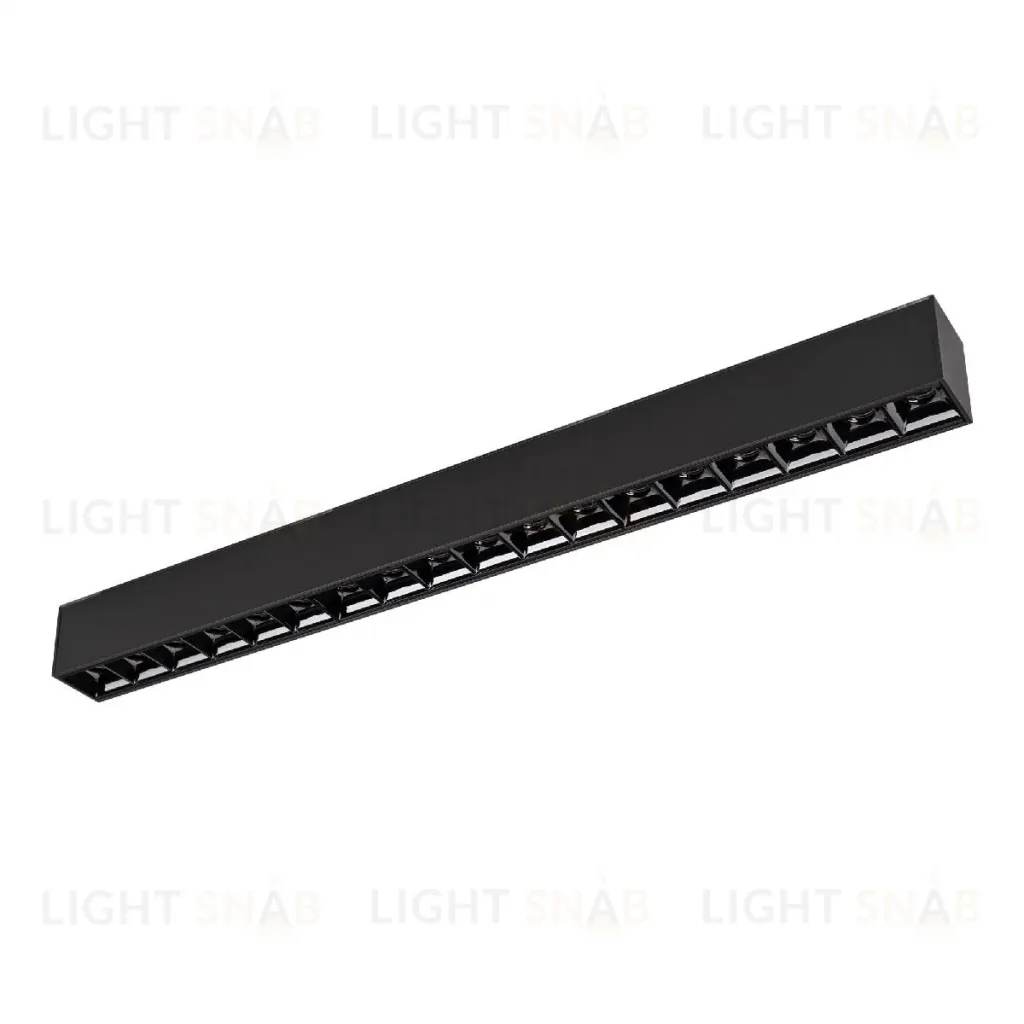 Трековый магнитный светильник Arlight MAG-LASER-45-L480-18W Warm3000 (BK, 15 deg, 24V, DALI) 046548 046548