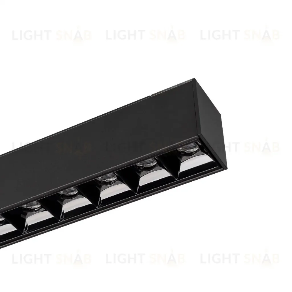 Трековый магнитный светильник Arlight MAG-LASER-45-L480-18W Warm3000 (BK, 15 deg, 24V, DALI) 046548 046548