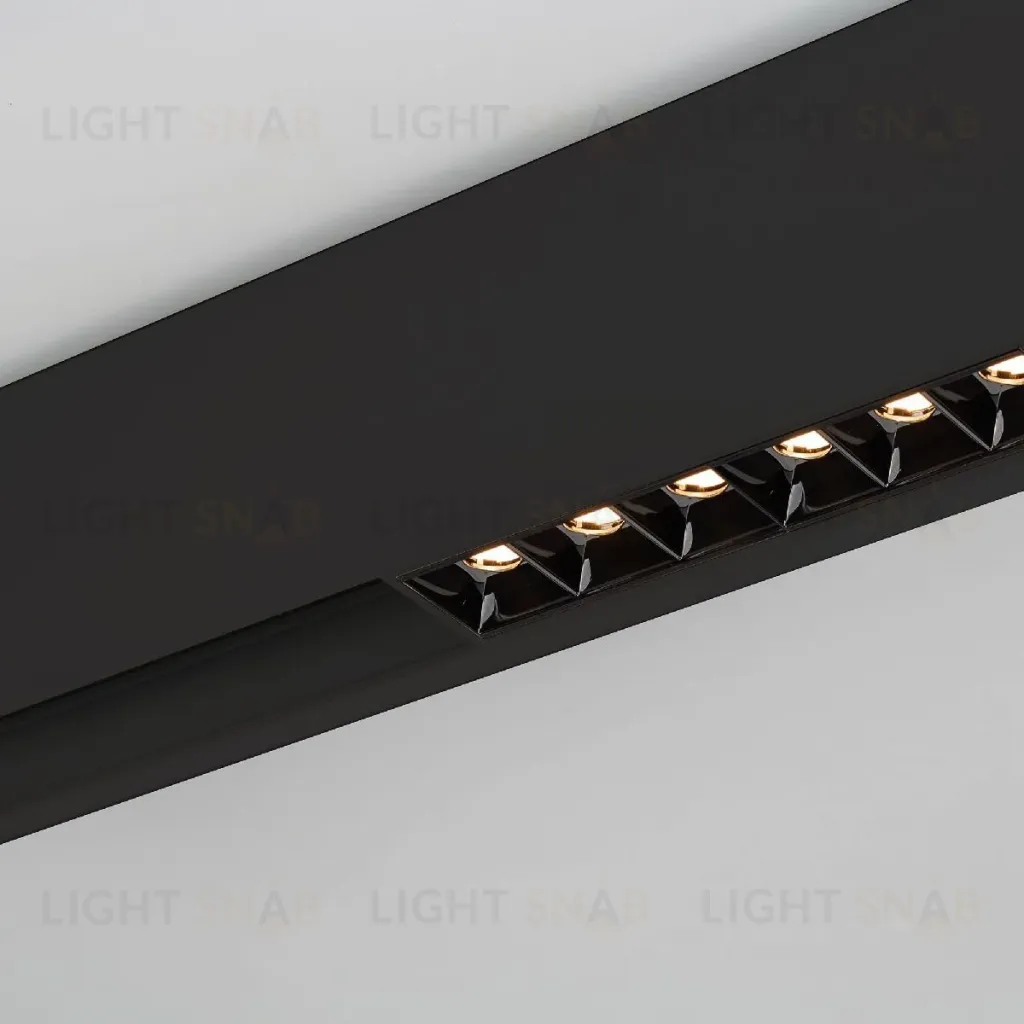 Трековый магнитный светильник Arlight MAG-LASER-45-L480-18W Warm3000 (BK, 15 deg, 24V, DALI) 046548 046548