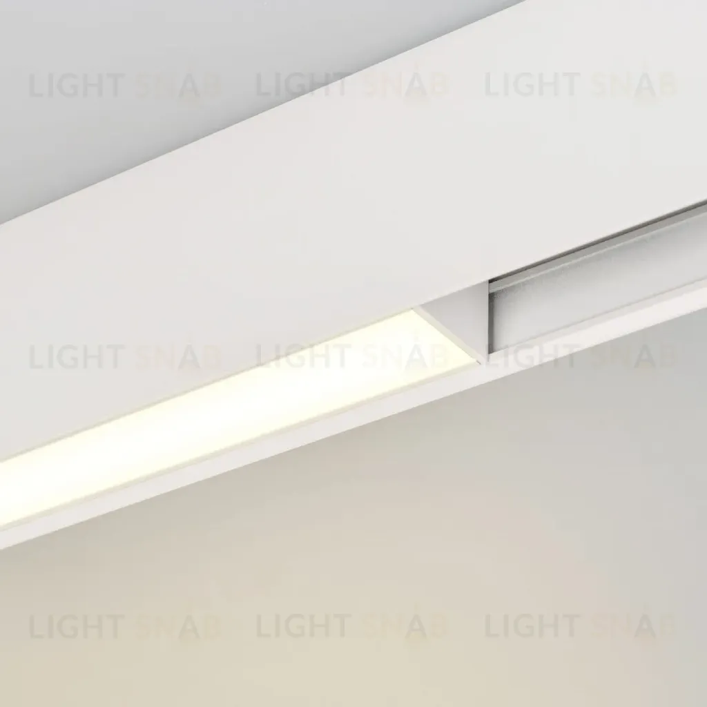 Трековый магнитный светильник Arlight MAG-FLAT-45-L405-12W Day4000 (WH, 100 deg, 24V, DALI) 046577 046577