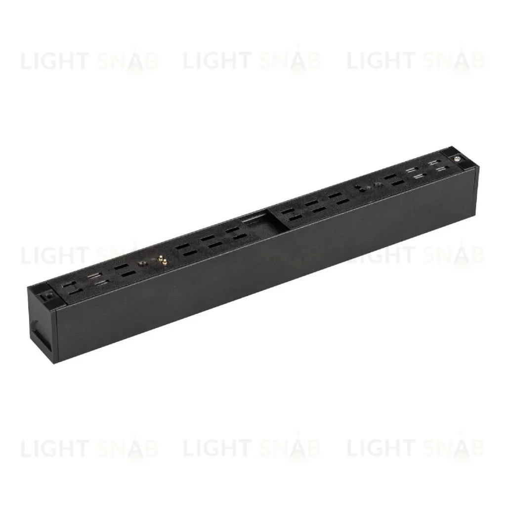 Трековый магнитный светильник Arlight MAG-DOTS-25-L200-6W Warm3000 (BK, 30 deg, 24V, DALI) 046323 046323