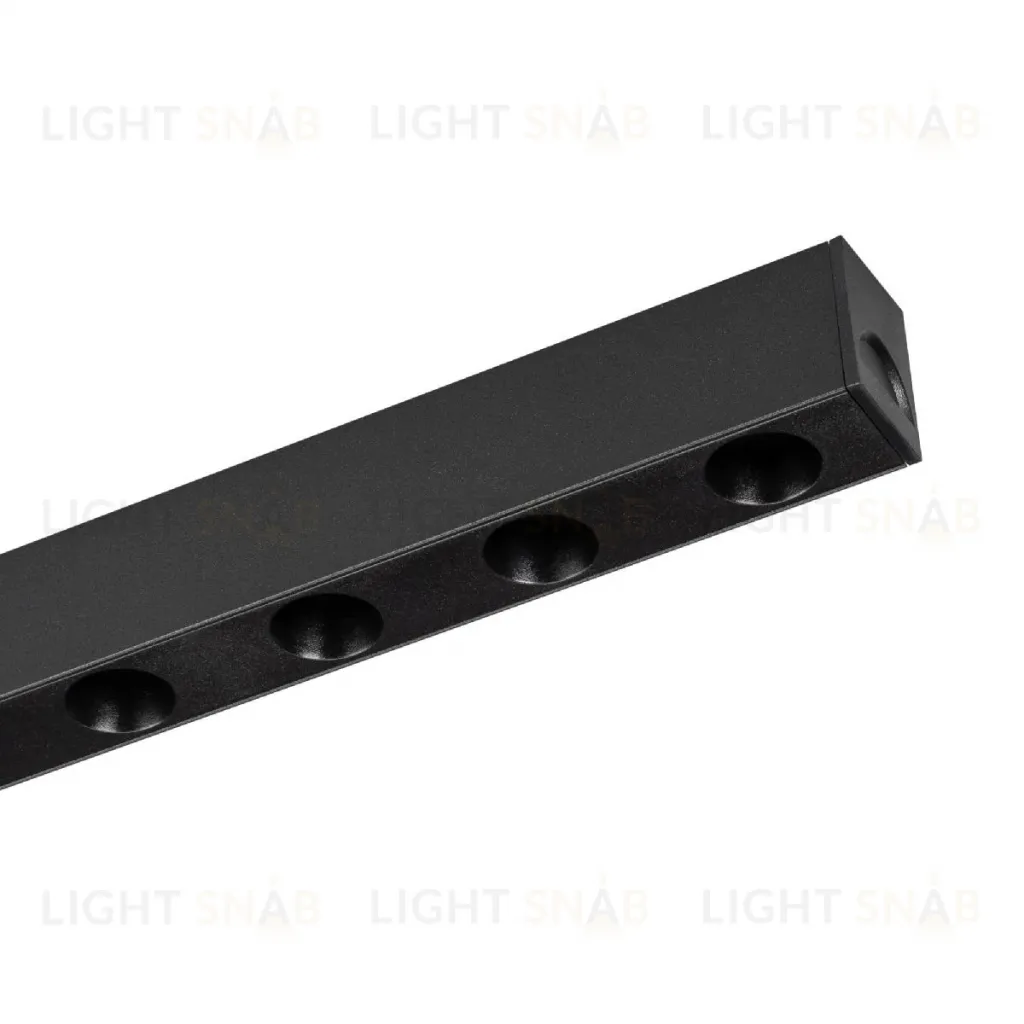Трековый магнитный светильник Arlight MAG-DOTS-25-L200-6W Day4000 (BK, 30 deg, 24V, DALI) 046322 046322