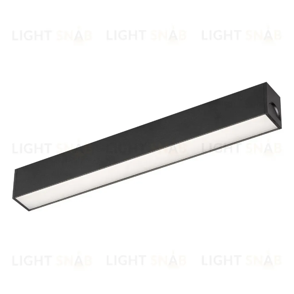 Трековый магнитный светильник Arlight MAG-FLAT-25-L200-6W Day4000 (BK, 100 deg, 24V, DALI) 046331 046331
